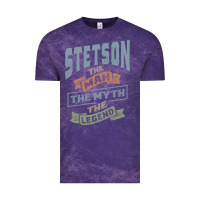 Cloud Purple Stetson Personalized Name Birthday Gift Vintage Tee - artisFamous