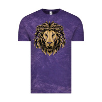 Cloud Purple Lion t-shirt  designs Vintage Tee - artisFamous