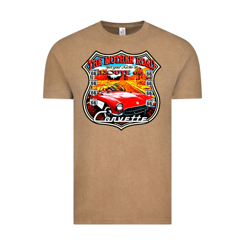Classic Cars Route 66 Vintage Tee by artisFamous | Teevron
