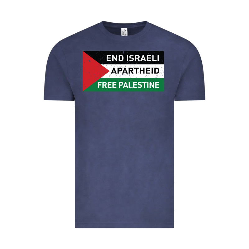 End Is.rae.li Apartheid Free Pales  Flag  T Shirt Vintage Tee by artisFamous | Teevron