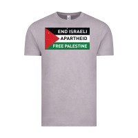 Vintage Zinc end is.rae.li apartheid free pales  flag  t shirt Vintage Tee - artisFamous