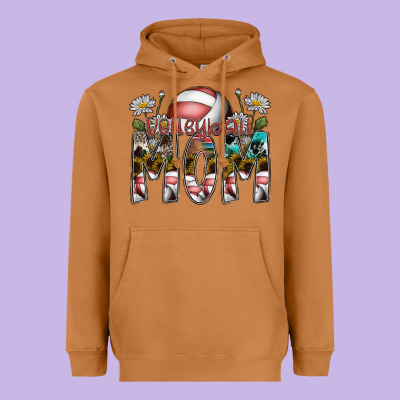Volleyball Mom Heavyweight Hoodie Designed By Sublimationcraftshop