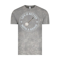 Cloud Rock Banjo Bluegrass Music Traditional Musician Funny Gift Vintage Tee - artisFamous