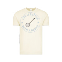 Vintage Arctic Banjo Bluegrass Music Traditional Musician Funny Gift Vintage Tee - artisFamous