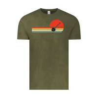 Vintage Olive Banjo Bluegrass Music Traditional Musician vintage retro Vintage Tee - artisFamous