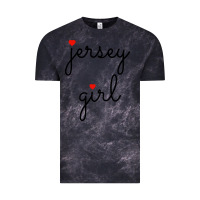 Cloud Black new jersey girl on the shore Vintage Tee - artisFamous