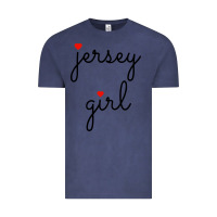 Vintage Denim new jersey girl on the shore Vintage Tee - artisFamous