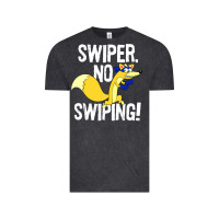 Vintage Black swiper no swiping Vintage Tee - artisFamous