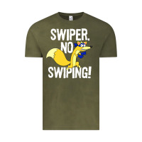 Vintage Olive swiper no swiping Vintage Tee - artisFamous