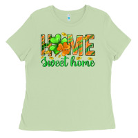 Matcha st.patrick home sweet home Ladies Tee - BundleAndBundleShop