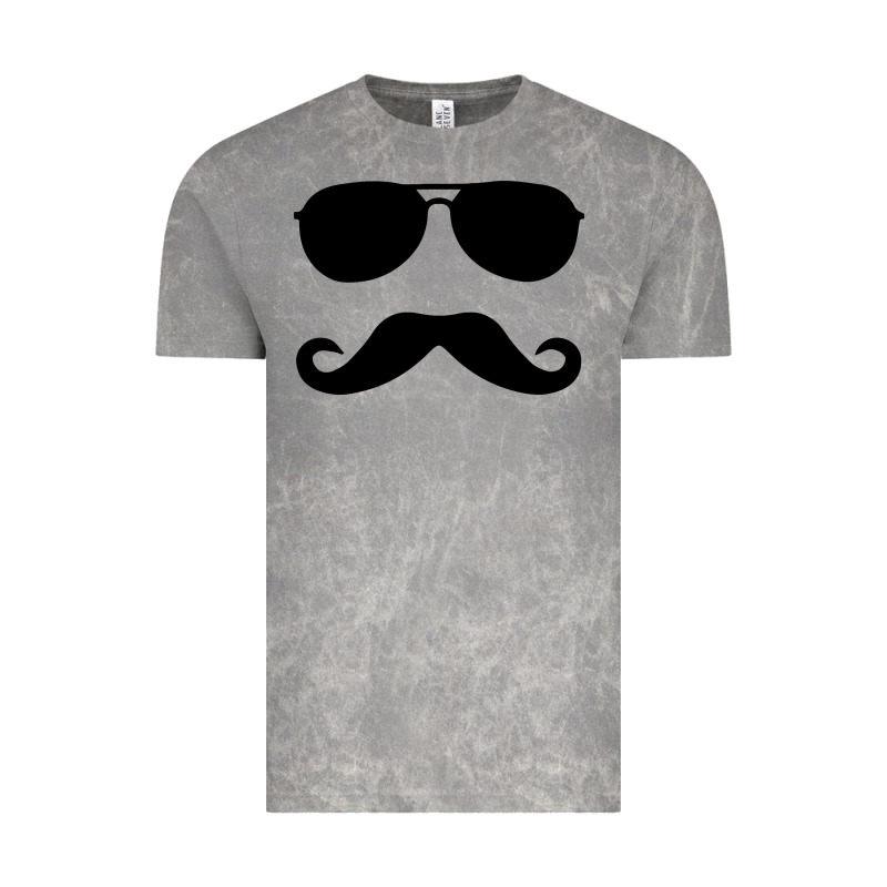 Moustache And Sunglasses Vintage Tee by artisFamous | Teevron