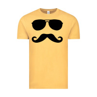 Vintage Mustard moustache and sunglasses Vintage Tee - artisFamous