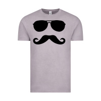 Vintage Zinc moustache and sunglasses Vintage Tee - artisFamous