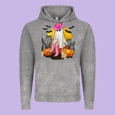 Halloween Cowgirl Costumes Vintage Hoodie Designed By Texasbilliewilder