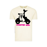 Vintage Arctic scooter girl Vintage Tee - artisFamous
