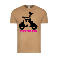 Vintage Camel scooter girl Vintage Tee - artisFamous