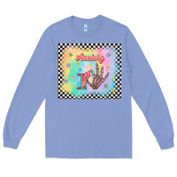 Colony Blue anxiety on tumbler Long Sleeve Tee - TumblerDesignByShophia