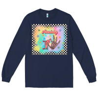 Navy anxiety on tumbler Long Sleeve Tee - TumblerDesignByShophia