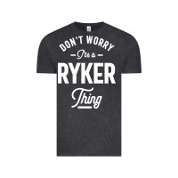 Vintage Black Ryker Personalized Name Birthday Gift Vintage Tee - artisFamous