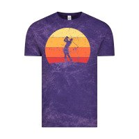 Cloud Purple Vintage Retro Golf | Golfers Vintage Tee - artisFamous