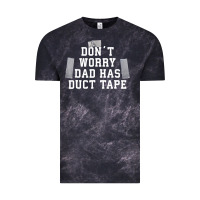 Cloud Black don't worry dad has duct tape funny saying gift t shirt Vintage Tee - artisFamous