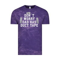 Cloud Purple don't worry dad has duct tape funny saying gift t shirt Vintage Tee - artisFamous