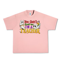 Salmon You Can't Scare Me I'm a Teacher Urban Heavy Tee - texasbilliewilder