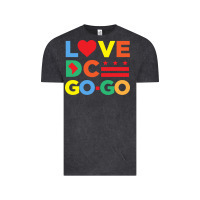 Vintage Black love dc gogo Vintage Tee - artisFamous