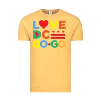 Vintage Mustard love dc gogo Vintage Tee - artisFamous