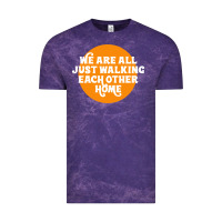 Cloud Purple We are all just walking each other home Vintage Tee - artisFamous