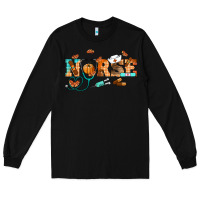 Black fall nurse Long Sleeve Tee - RanaPortraitStore