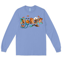 Colony Blue fall nurse Long Sleeve Tee - RanaPortraitStore