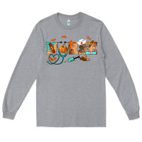Heather Grey fall nurse Long Sleeve Tee - RanaPortraitStore