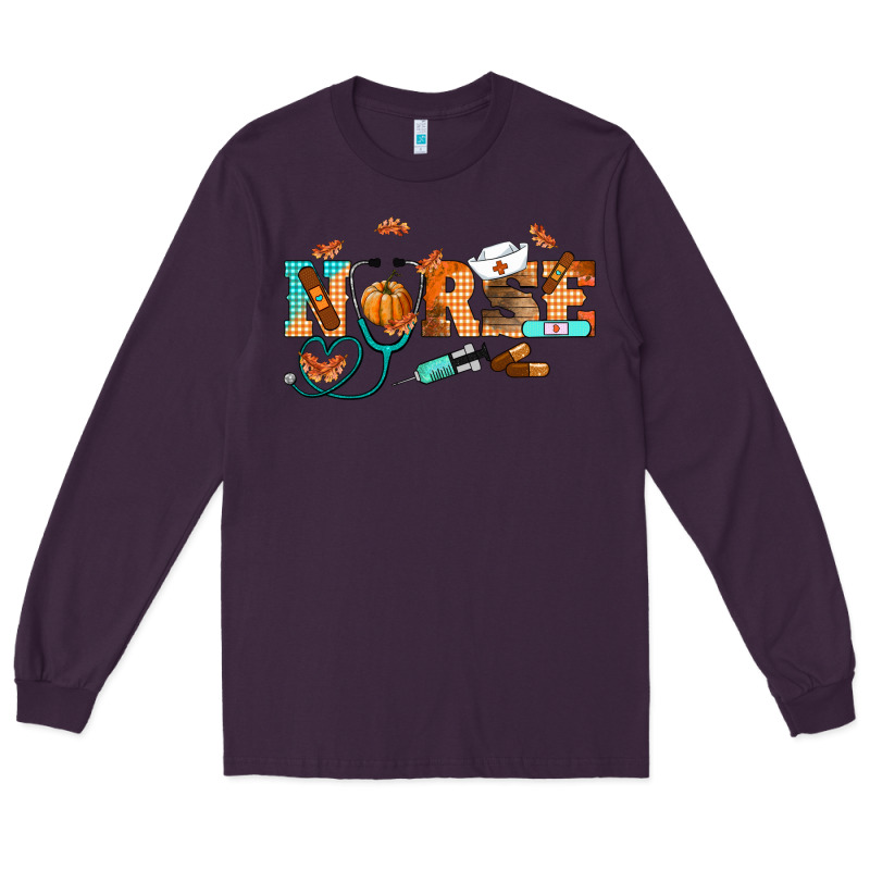 Fall Nurse Long Sleeve Tee by RanaPortraitStore | Teevron