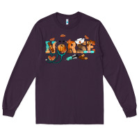 Plum fall nurse Long Sleeve Tee - RanaPortraitStore