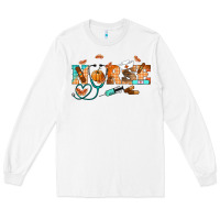 White fall nurse Long Sleeve Tee - RanaPortraitStore