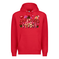 Red one loved mini Premium Hoodie - FaDigitalArtStudio