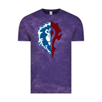 Cloud Purple WORLD OF WARCRAFT MISTS OF PANDARIA HORDE Vintage Tee - artisFamous