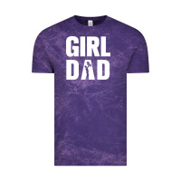 Cloud Purple Girl Dad Vintage Tee - artisFamous
