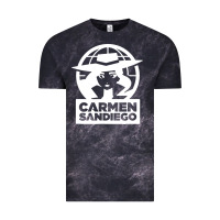 Cloud Black carmen sandiego Vintage Tee - artisFamous