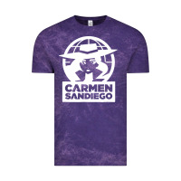Cloud Purple carmen sandiego Vintage Tee - artisFamous