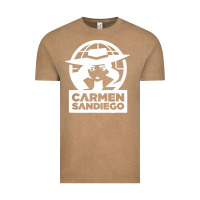 Vintage Coffee carmen sandiego Vintage Tee - artisFamous