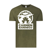 Vintage Olive carmen sandiego Vintage Tee - artisFamous