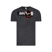 Vintage Black Red Dead Redemption 2 Red Moon Cowboy Vintage Tee - artisFamous