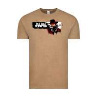 Vintage Coffee Red Dead Redemption 2 Red Moon Cowboy Vintage Tee - artisFamous