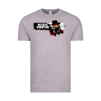 Vintage Zinc Red Dead Redemption 2 Red Moon Cowboy Vintage Tee - artisFamous