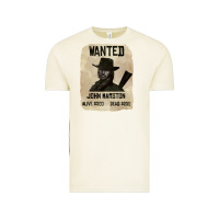 Vintage Arctic Red Dead Redemption 2 Red Moon Cowboy wanted john marston Vintage Tee - artisFamous