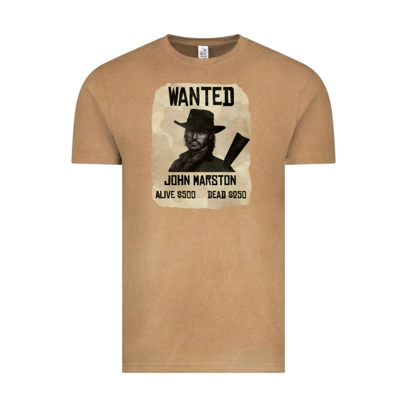 Red Dead Redemption 2 Red Moon Cowboy Wanted John Marston Vintage Tee by artisFamous | Teevron
