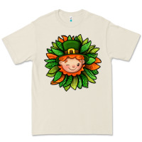 Bone St. Patricks Sunflower With Dwarf Premium Tee - BundleAndBundleShop