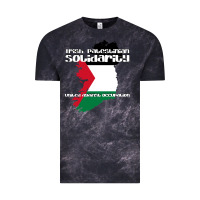 Cloud Black irish palestinian solidarity Vintage Tee - artisFamous